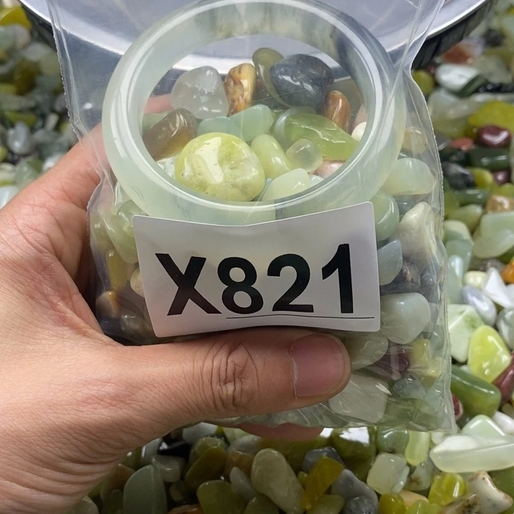 蛇纹石玉未镶嵌鱼缸石