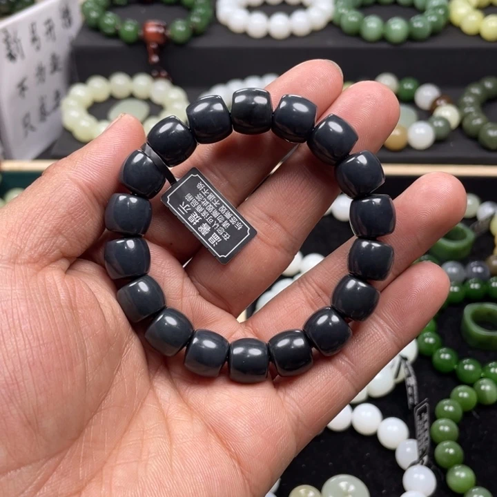 和田玉手串未镶嵌