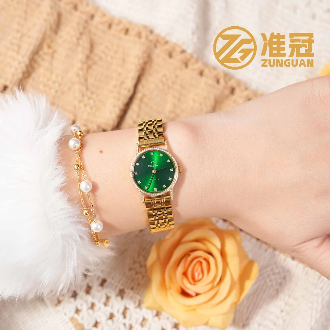 95新 Omega/欧米茄 24mm碟飞系列手动机械QC4329瑞士名表杏1