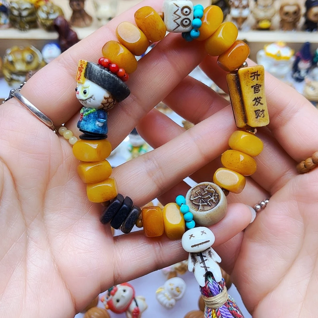 其他鹿骨手工配饰打磨