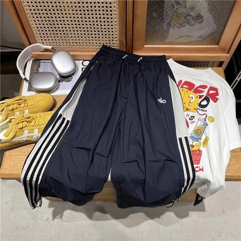 男童速干裤伞兵裤夏季透气薄款25新款儿童运动女童户外休闲防蚊裤