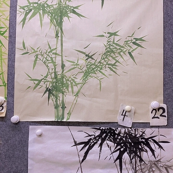 竖款新中式装饰画1