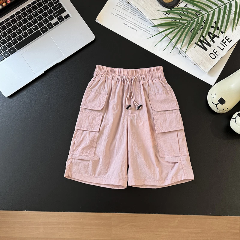 儿童短裤2025夏季新款男童韩系休闲小童洋气五分裤男童休闲裤潮酷