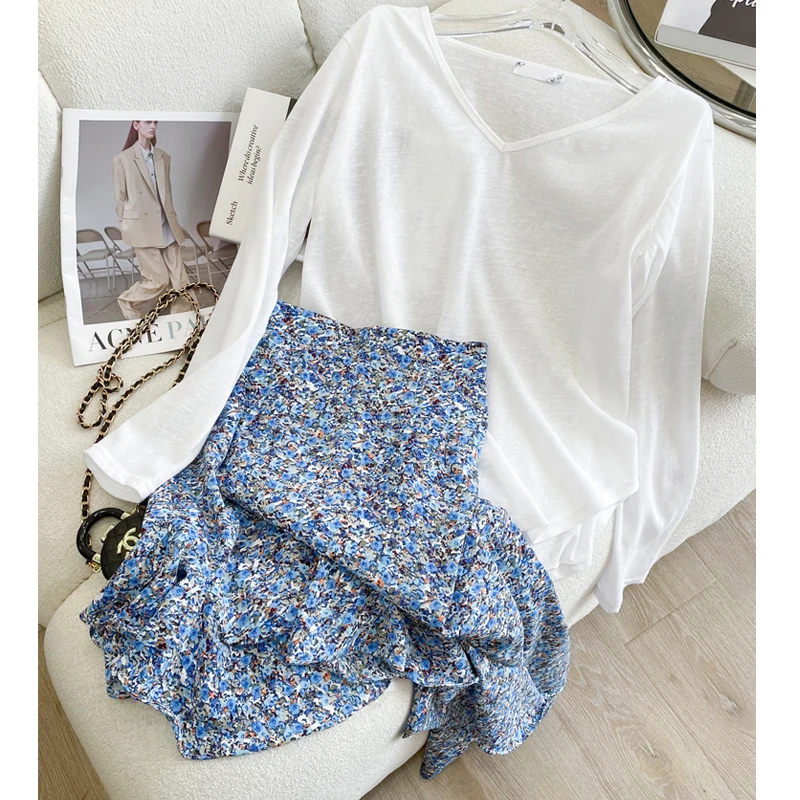 三亚海边度假连衣裙女装夏旅行鱼尾裙套装出游沙滩裙穿搭云南旅游