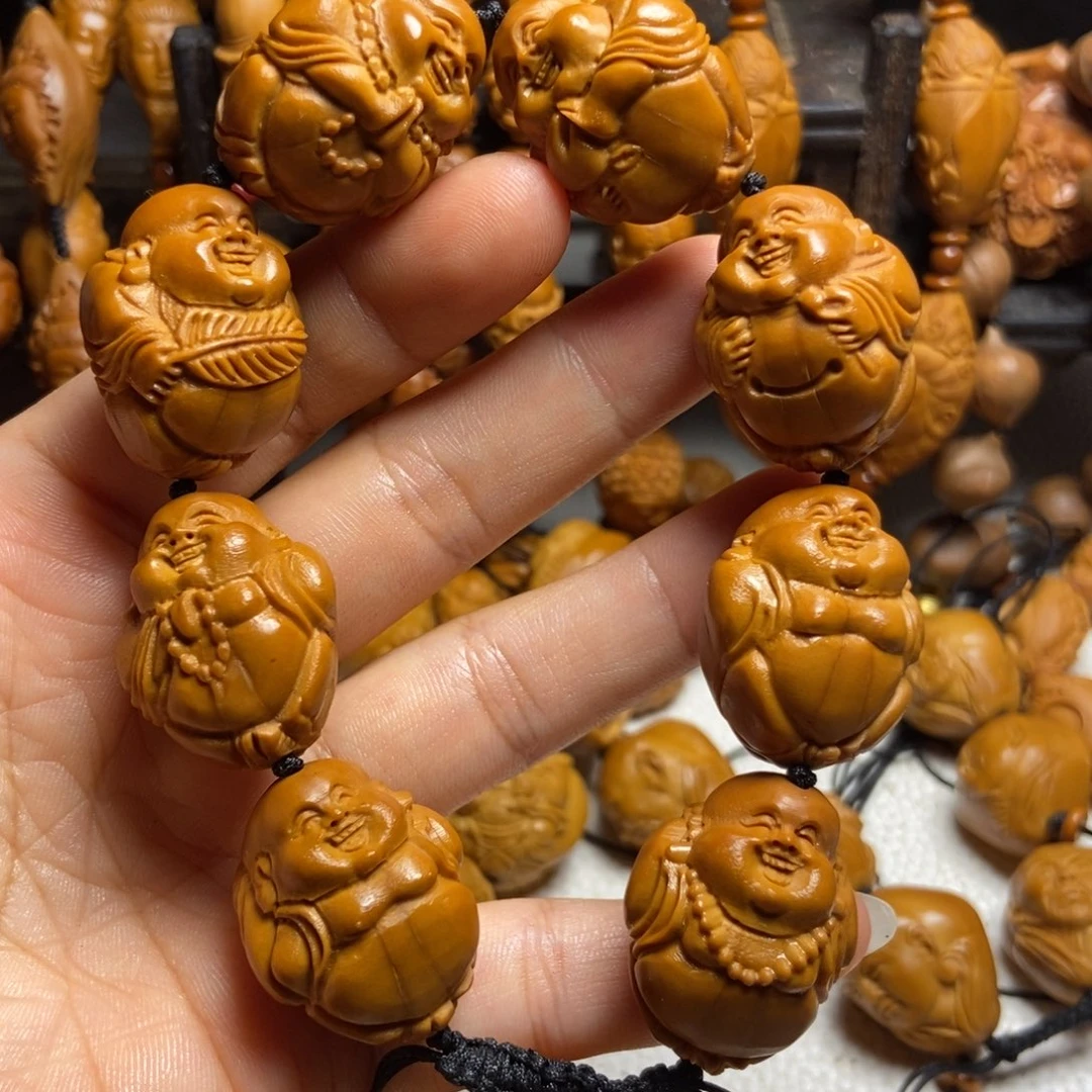 【闪购商品】手串/手链橄榄核奔*➠八大弥勒