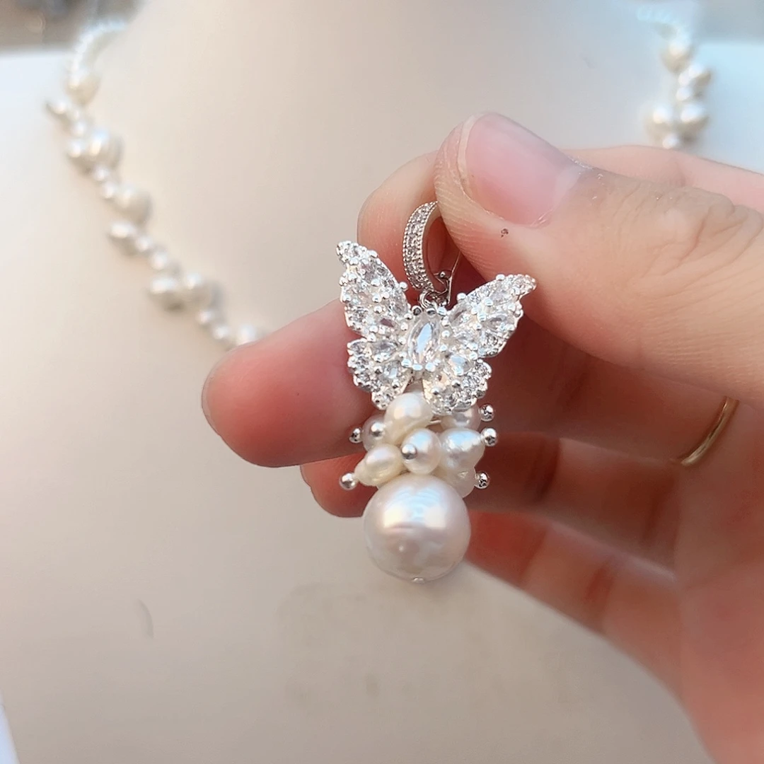 颈饰未镶嵌淡水珍珠