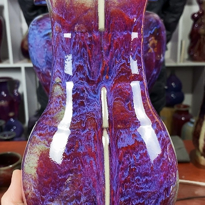 尚峰钧窑作品摆件