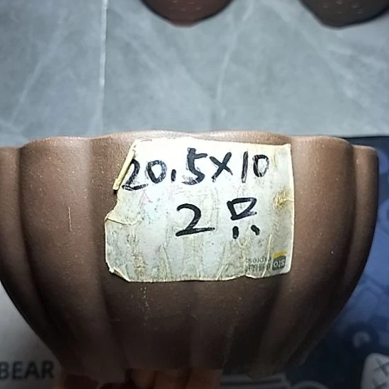 南瓜两个紫砂花盆