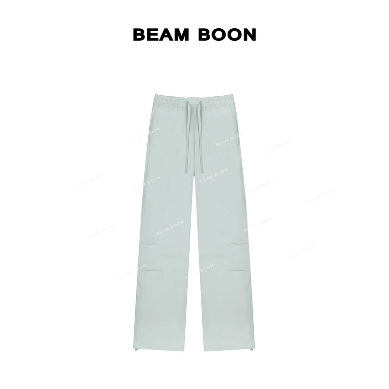 Beam Boon|【极地裤】轻量up50防晒亲肤透气拼接双褶直筒休闲裤