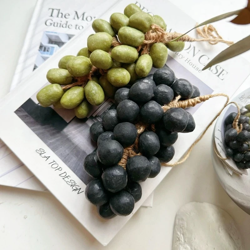 仿真葡萄串造型手工皂青提香味兼具洗手与香薰功能