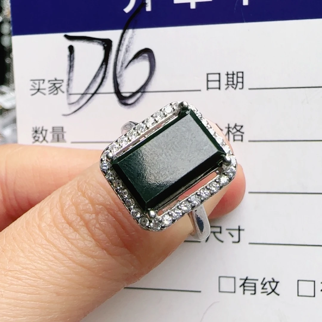 银S925镶嵌手链翡翠