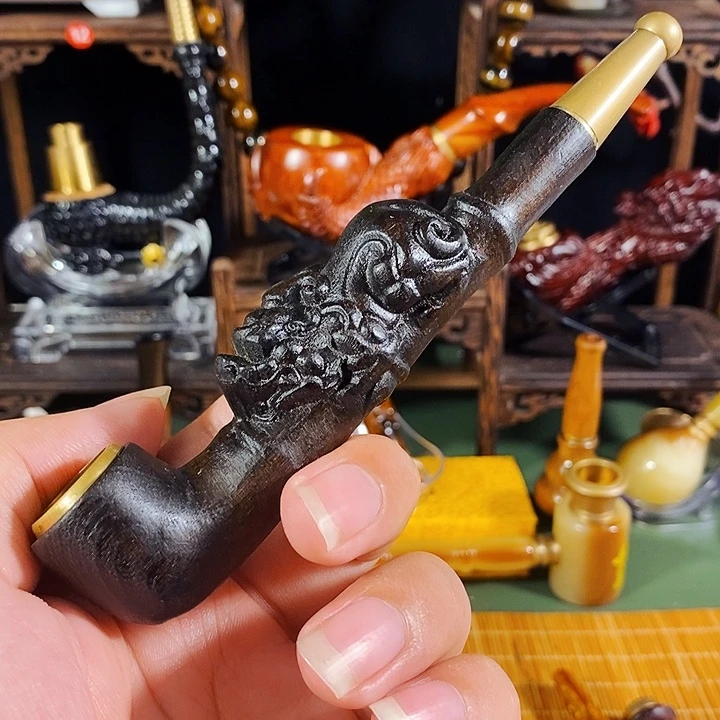 高端定制金丝楠烟嘴