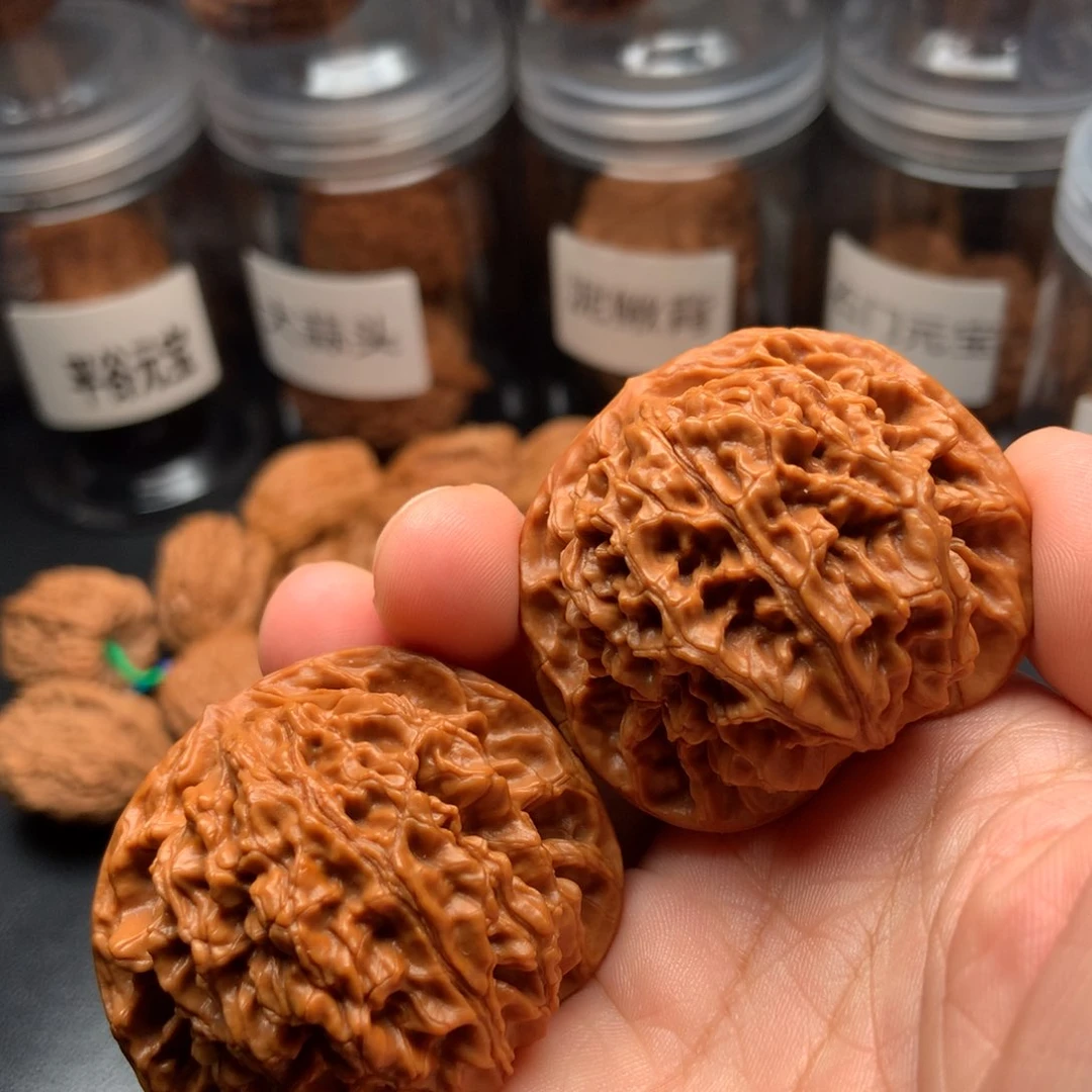 吊坠文玩核桃盘龙纹45