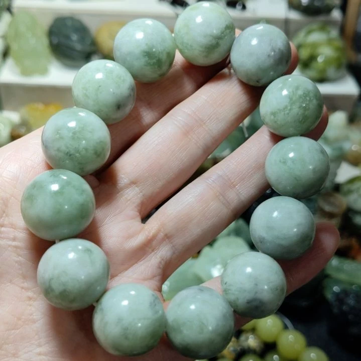 岫玉手串款式未镶嵌