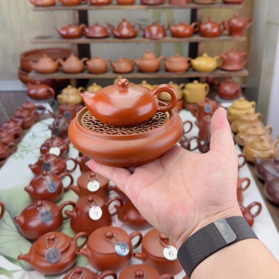 悲***。紫砂茶壶80cc超薄内嵌凤雏壶