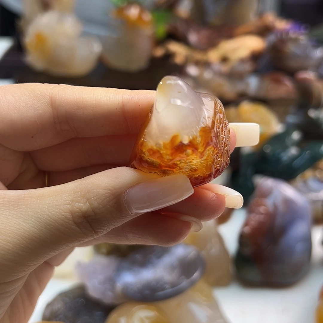 玛瑙/玉髓未镶嵌颈饰