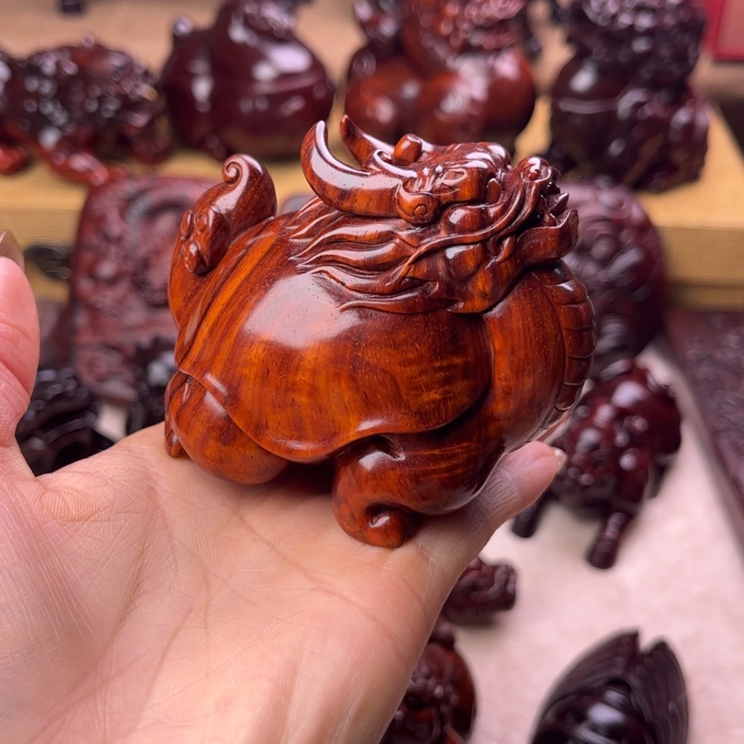 檀香紫檀（小叶紫檀）望天吼龙龟
