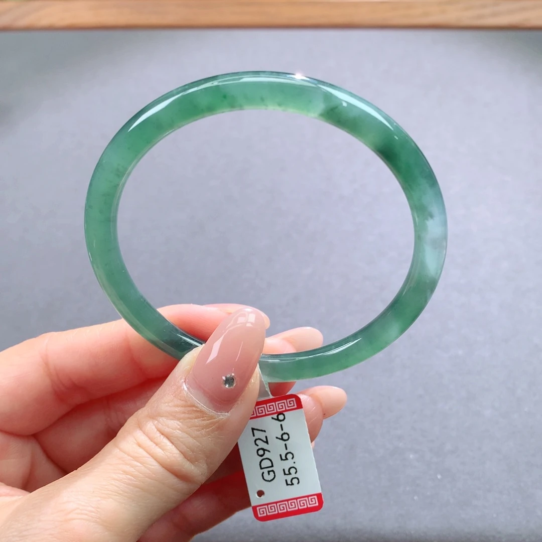 翡翠手镯未镶嵌天然翡翠手镯叮当镯