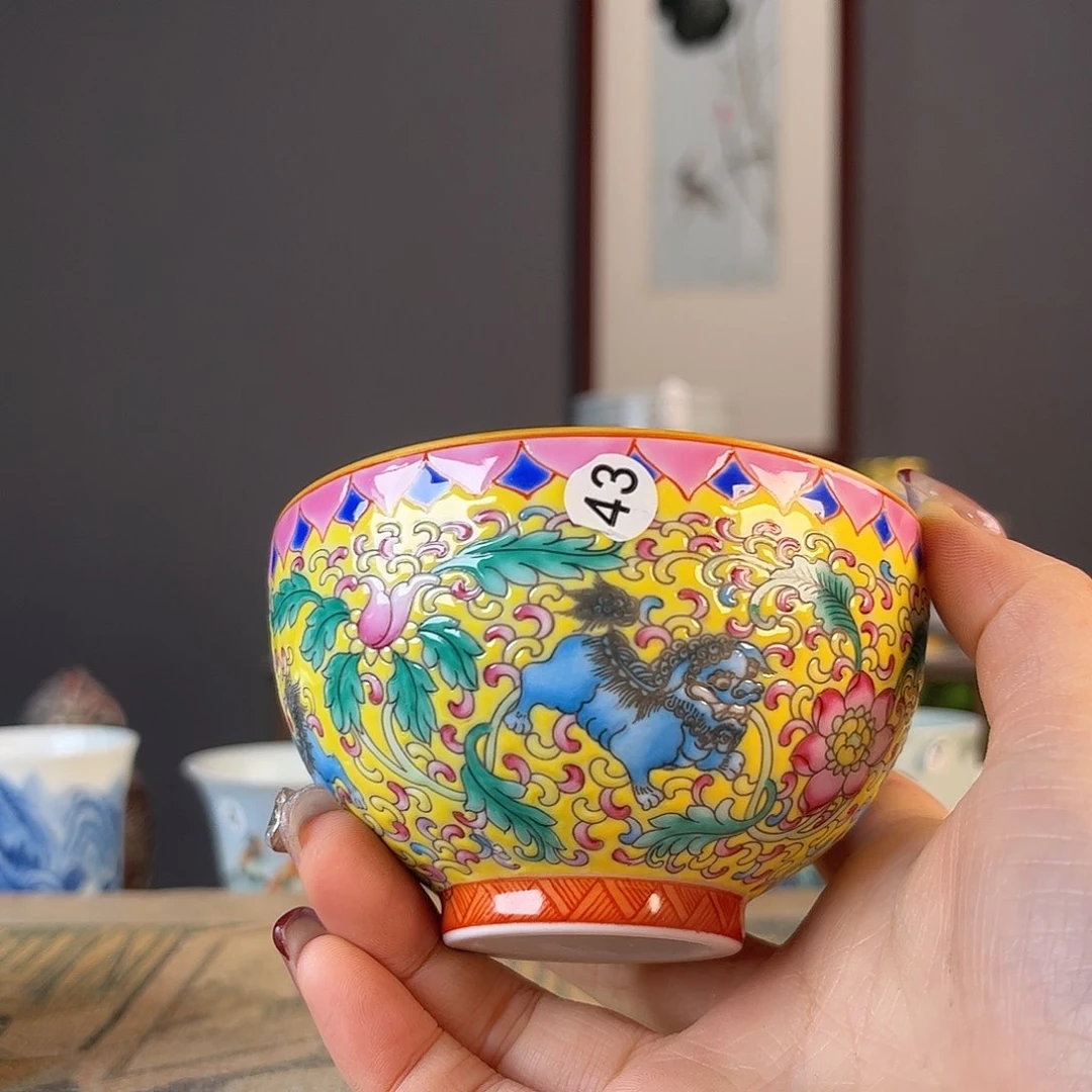 杯景德镇陶瓷茶杯多人