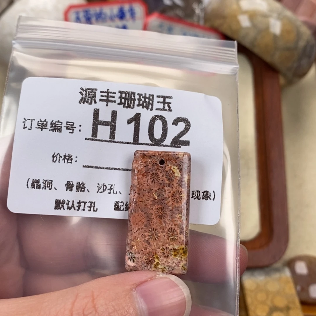 硅化玉颈饰未镶嵌e**i