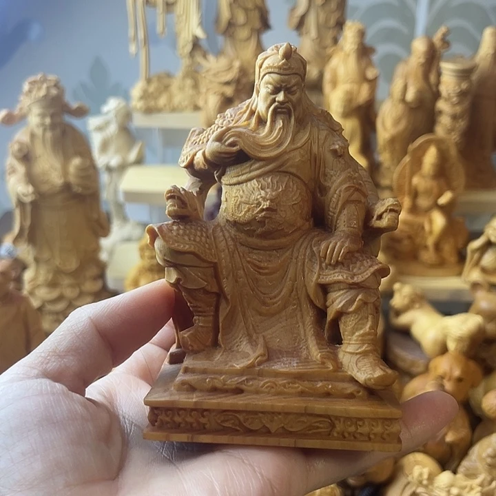 柏木（崖柏）崖柏关公高10公分