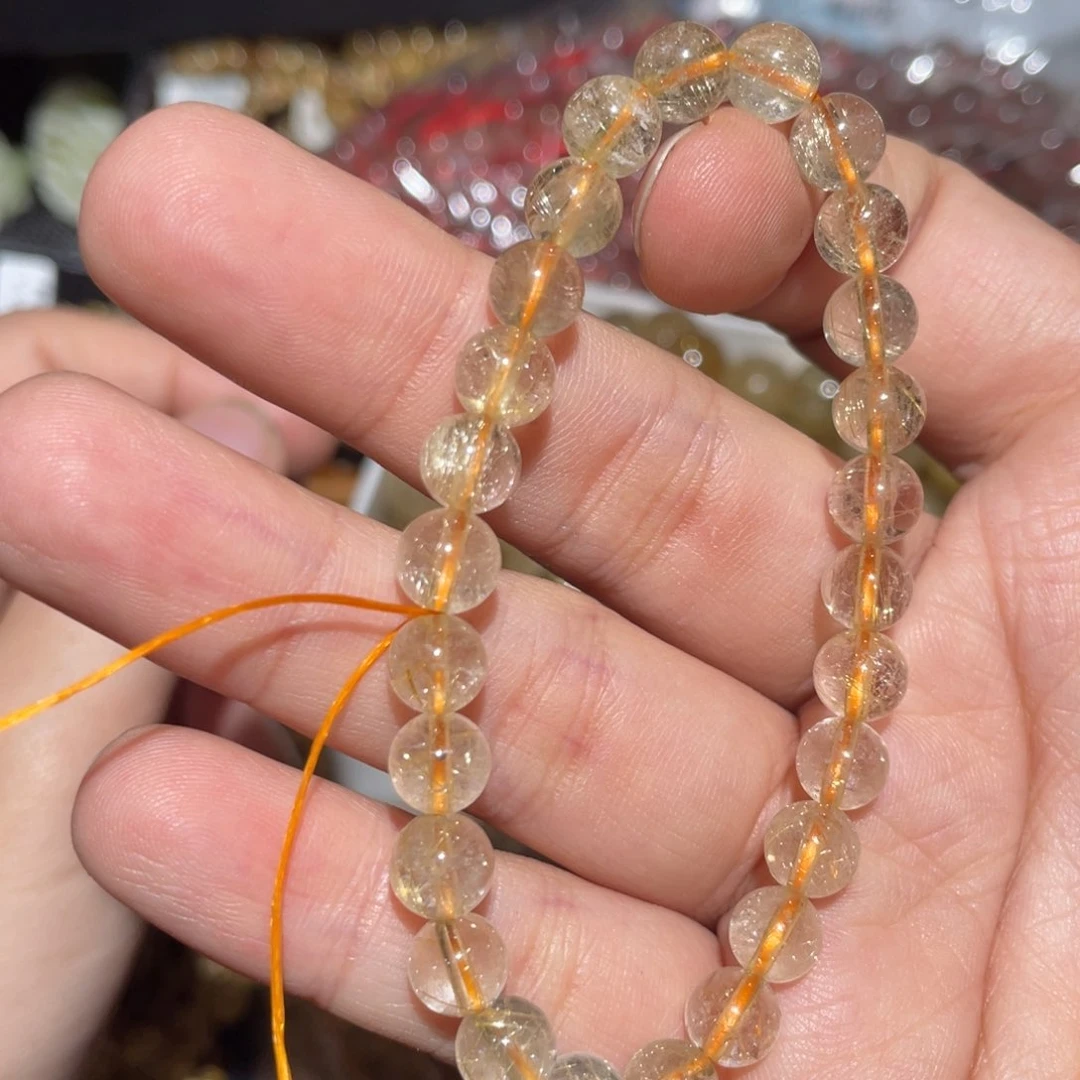 水晶手链未镶嵌涓**流手链