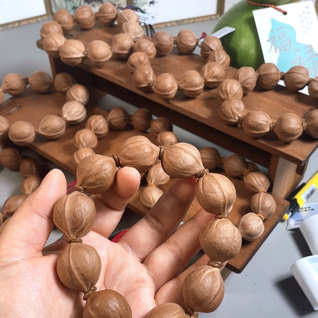 小***强手串/手链橄榄核22/26梅林铁核