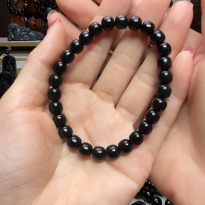 M***n和田玉（墨玉）未镶嵌颈饰卡8老型高羊脂