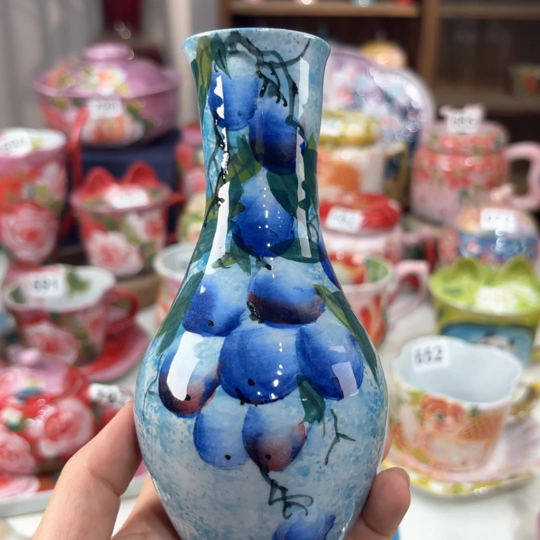 景德镇手绘高温釉下彩陶瓷茶具
