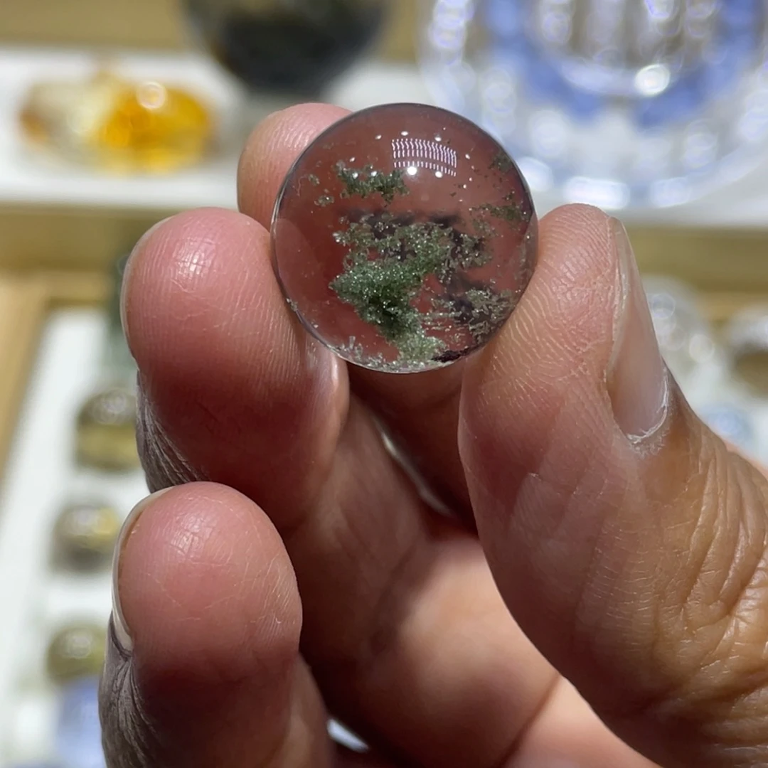 斑****未镶嵌珠宝半成品水晶