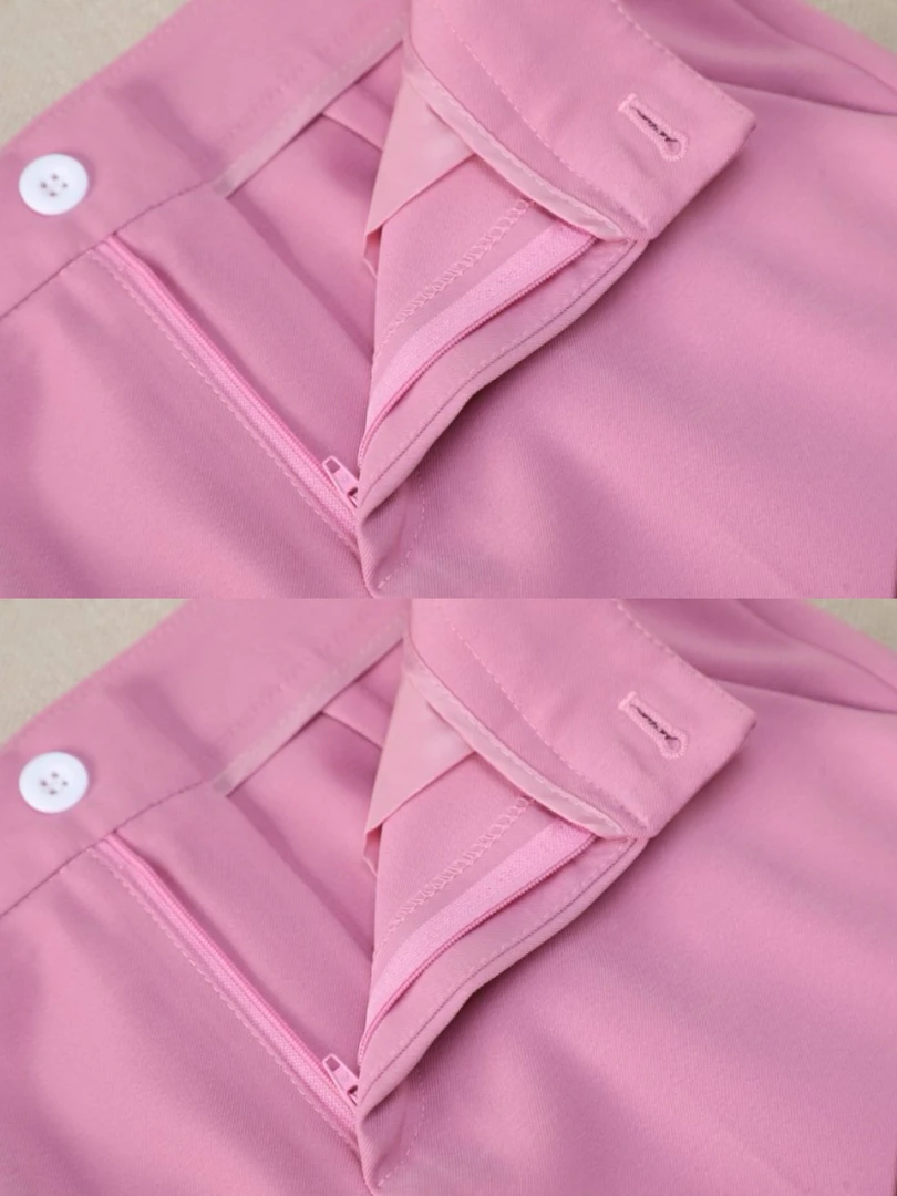 B区B322单品高级王基础百搭气质喇叭裤单件西裤