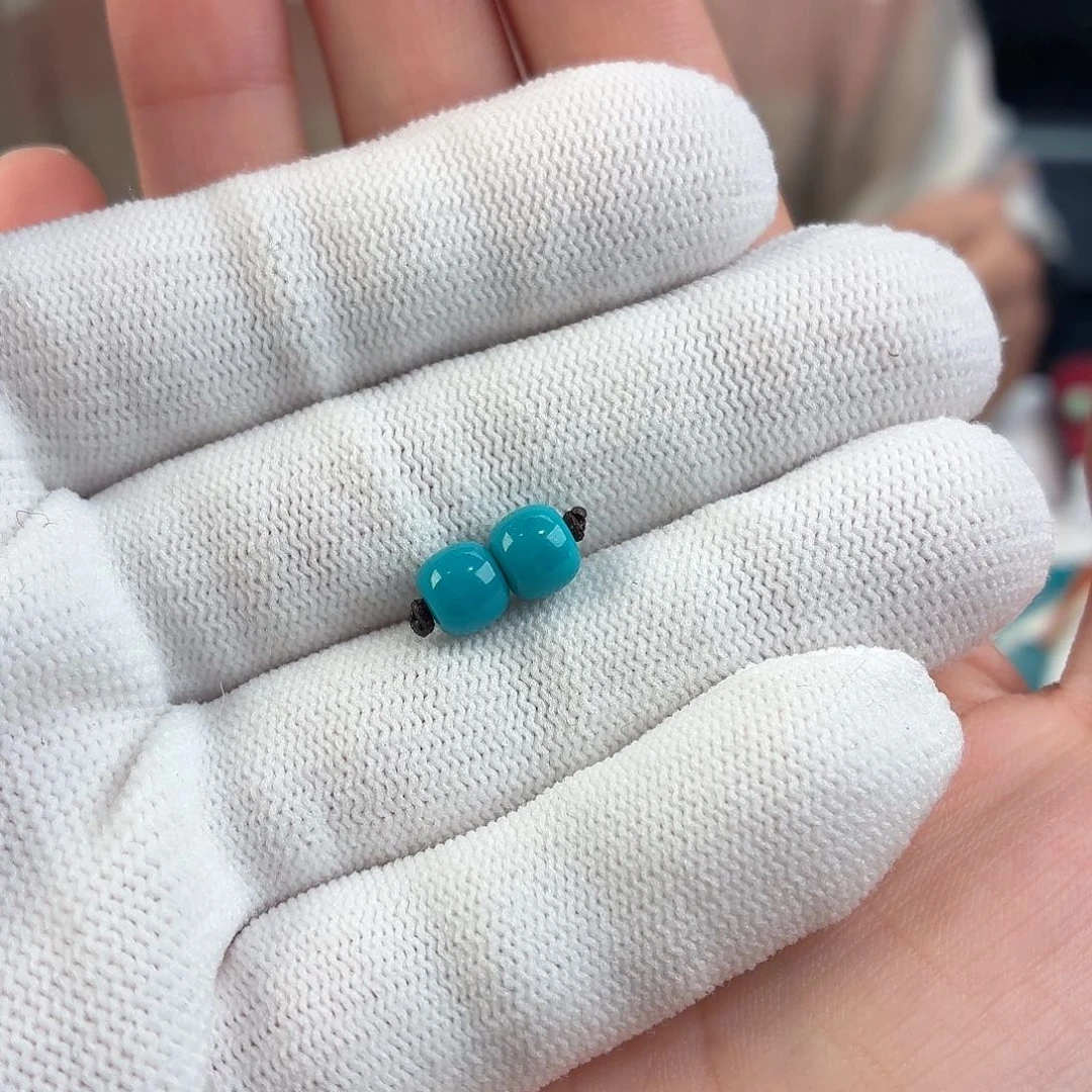 绿松石未镶嵌配饰6.7mm