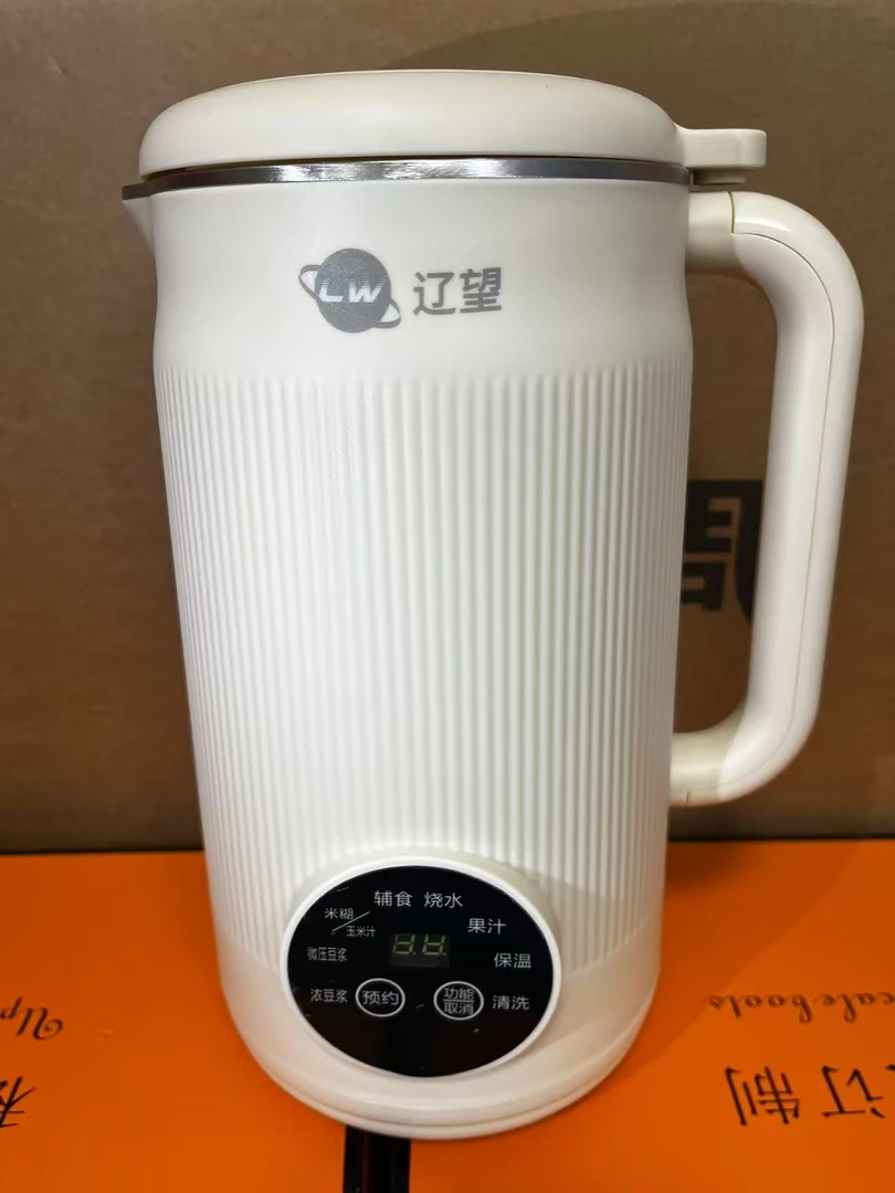 NEW-家用触控1.2L豆浆机十页刀头多功能自动清洗豆浆机y