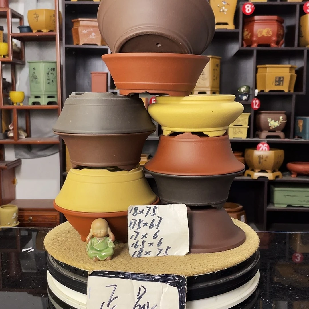 D-盆尚好紫砂花盆