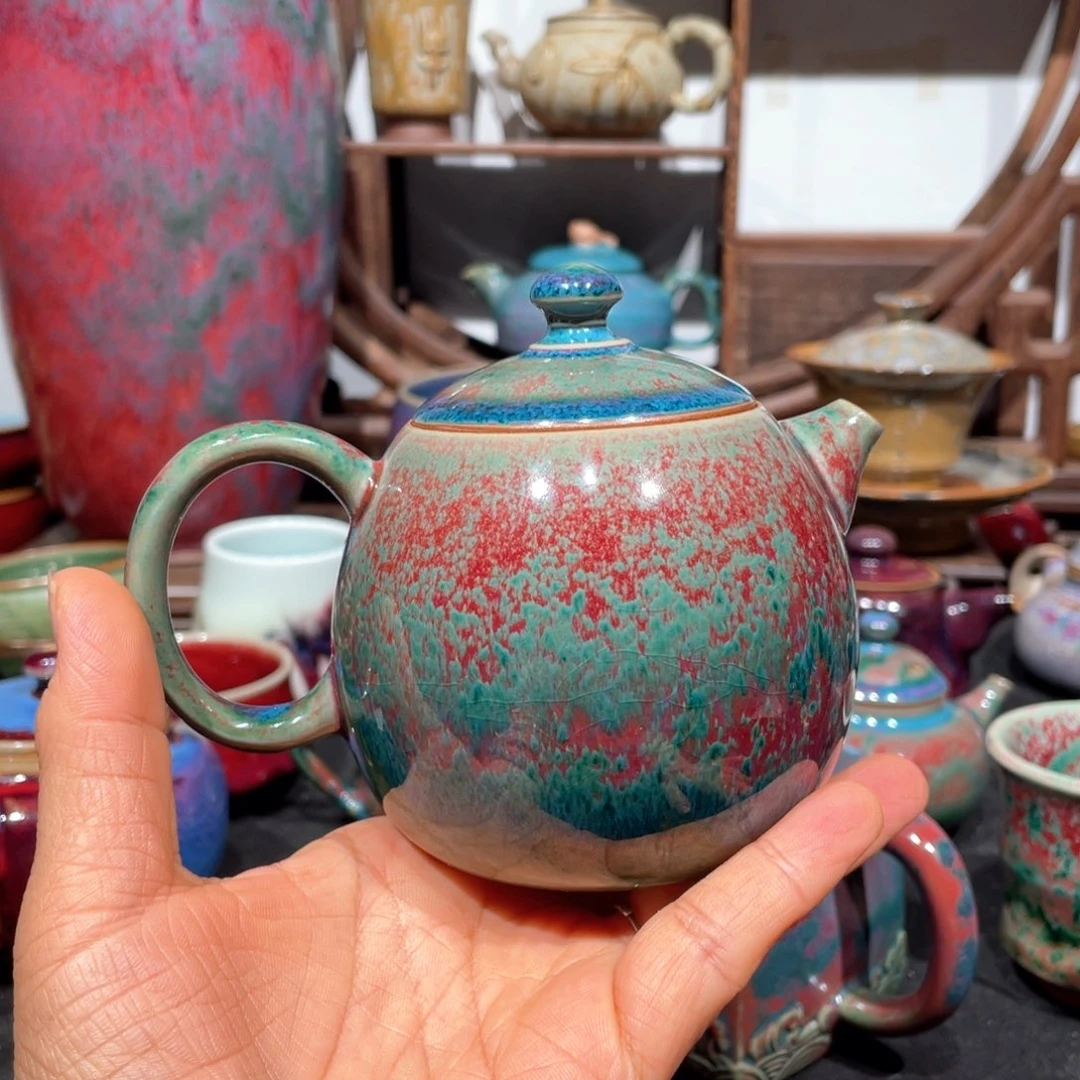 大***为中国神后钧瓷茶器