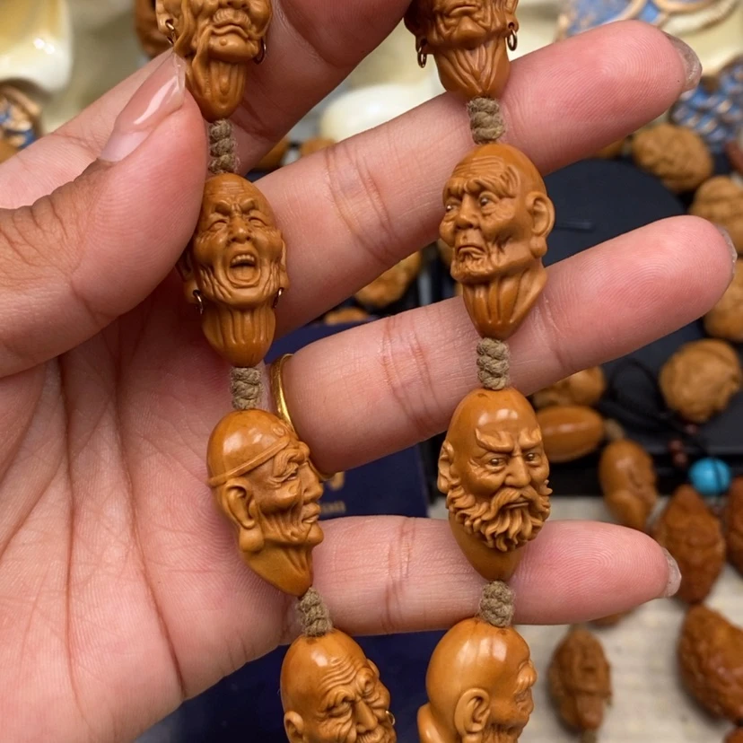 【闪购商品】橄榄核吊坠善**健橄榄手工雕刻工艺