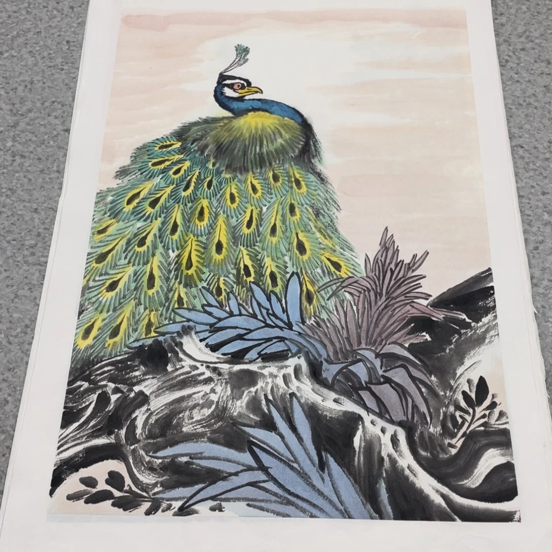 国画2平尺国画作品