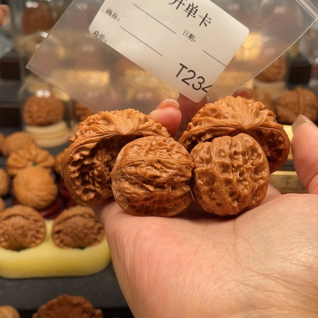 ****璨文玩核桃把件蛇王51。234