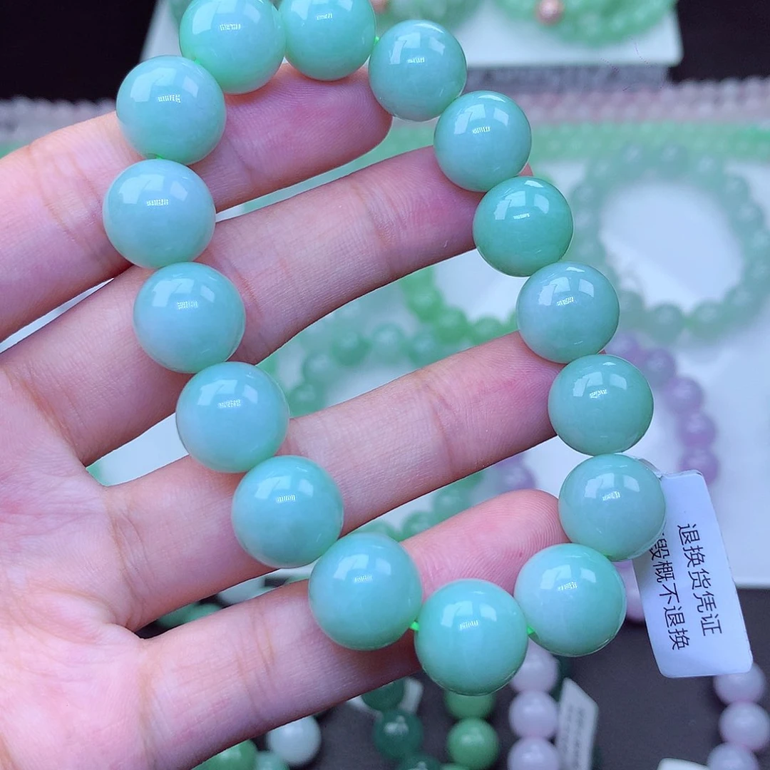翡翠未镶嵌毛衣链