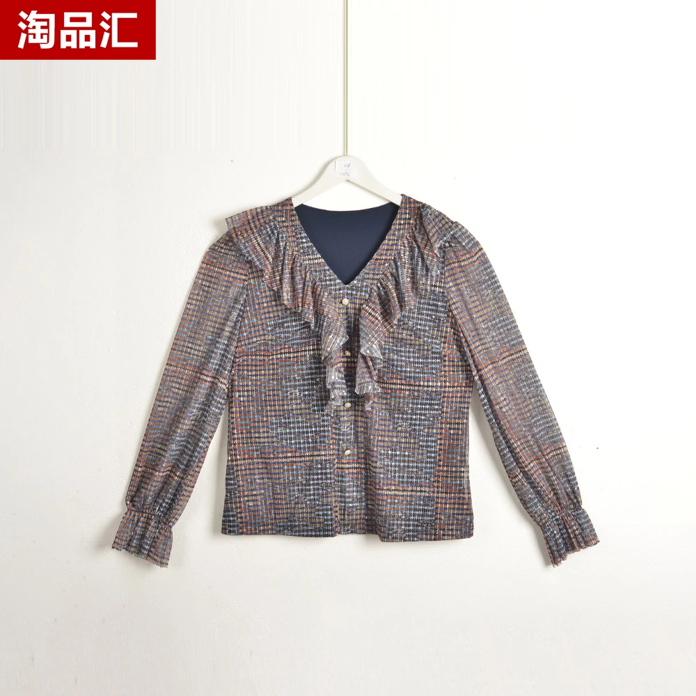 【Y专柜捡漏】中高端时尚女装DQB-上衣1096-彩色正码