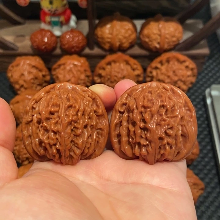 把件文玩核桃42.6尺寸四座楼2577