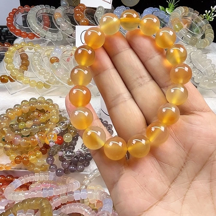 玛瑙/玉髓合金手链