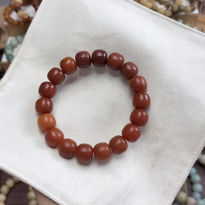 手串菩提根/象牙果卡14秋梨膏白点