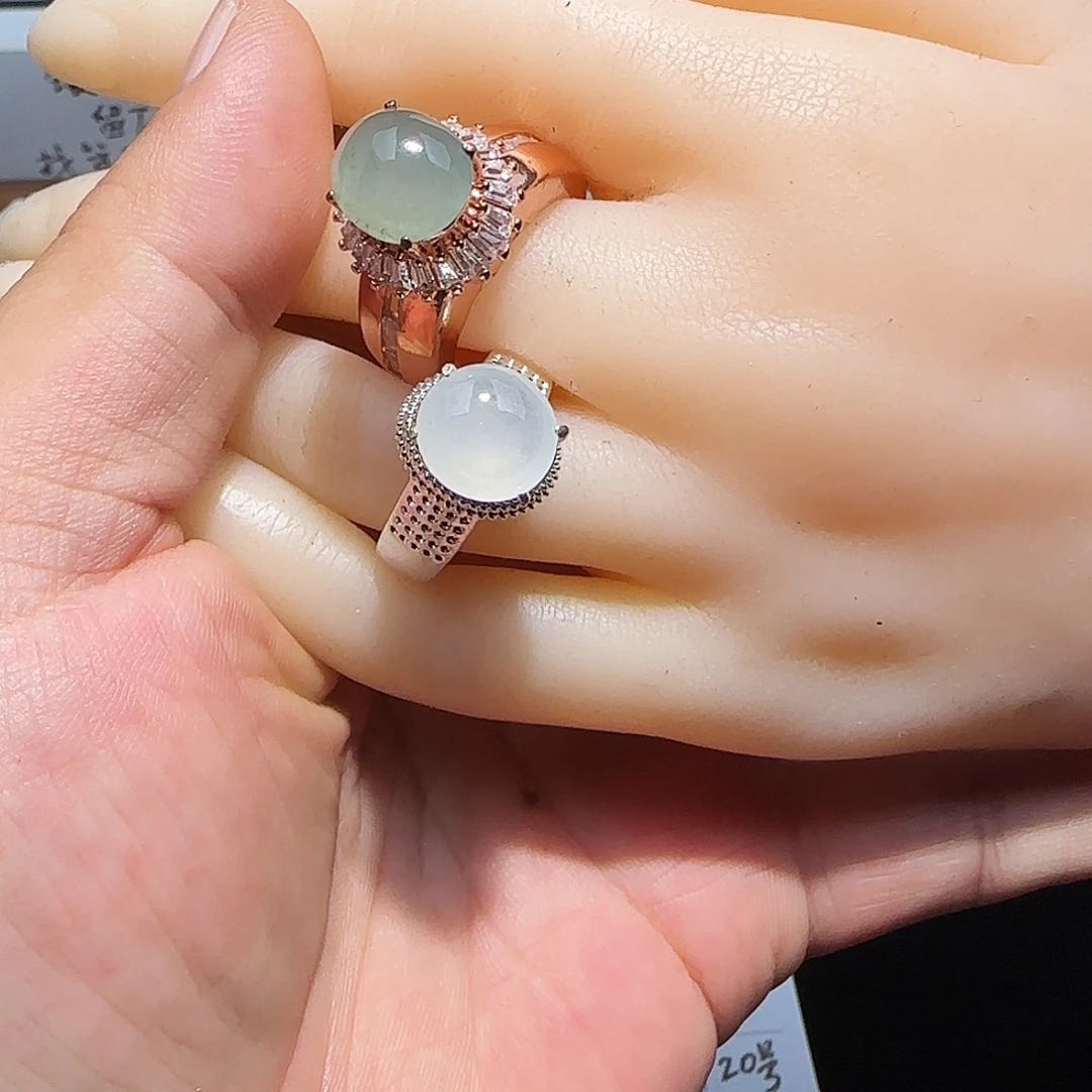 翡翠未镶嵌戒指天然缅甸20