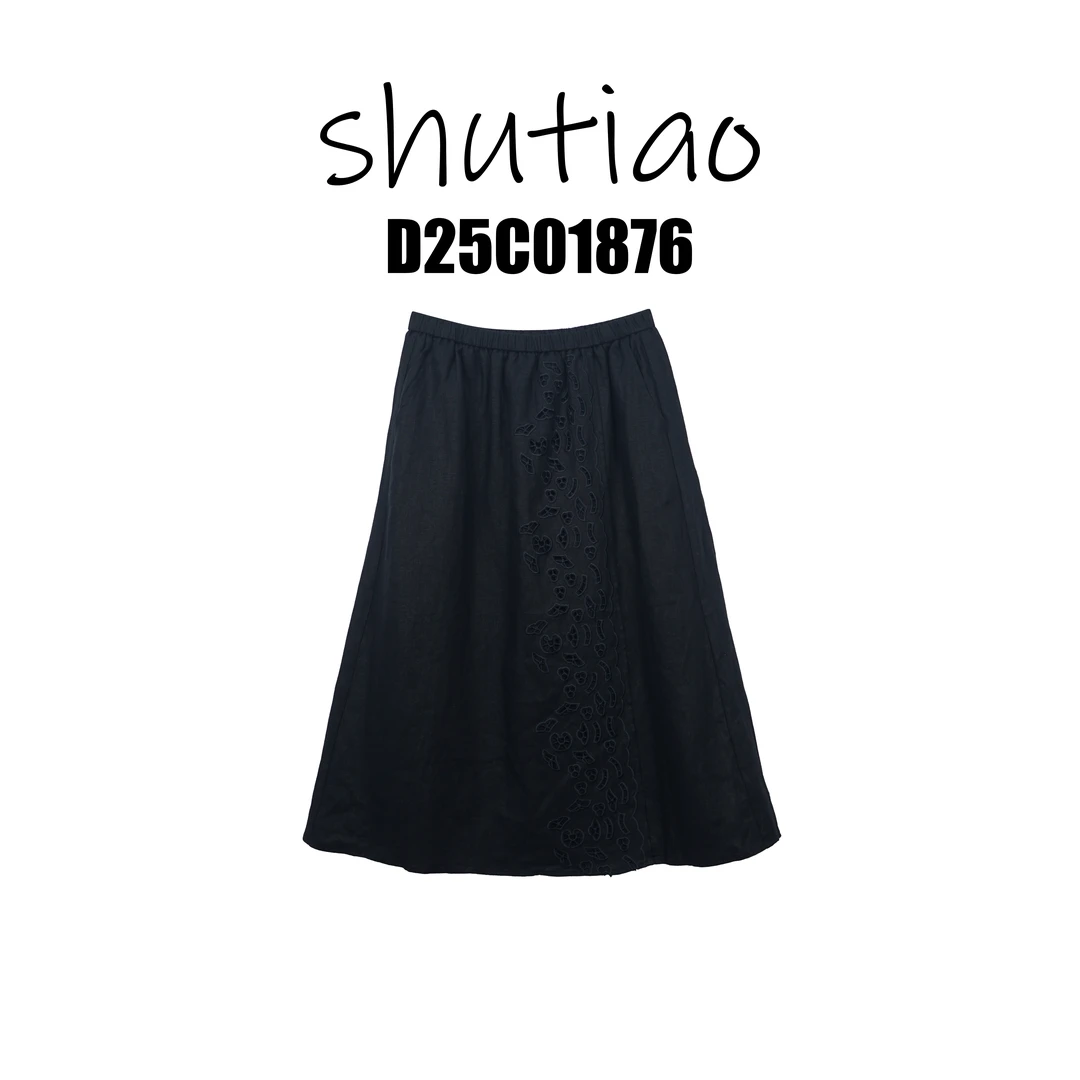 【SHUTIAO】2025夏季：新款小众设计款裙子D25C01876