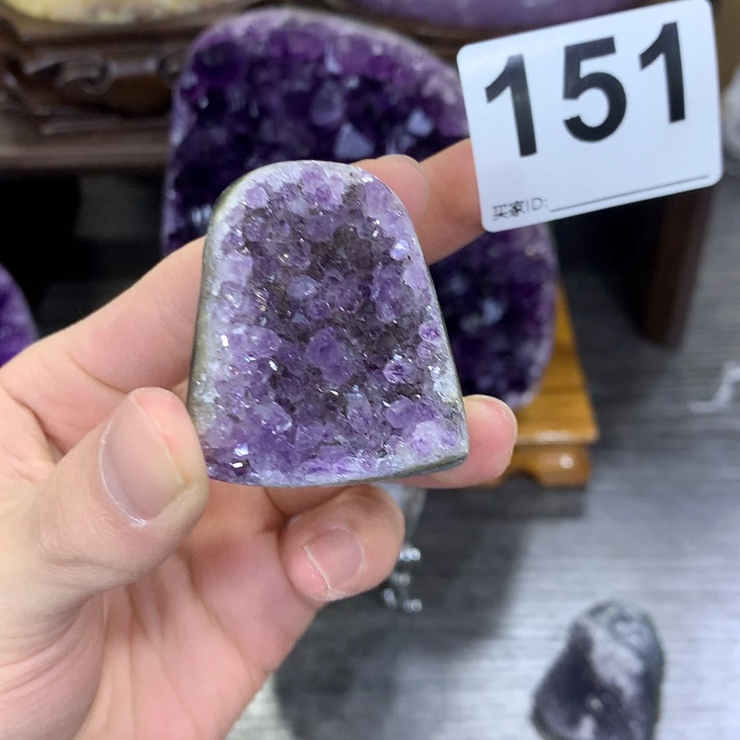 紫晶珠宝半成品未镶嵌151