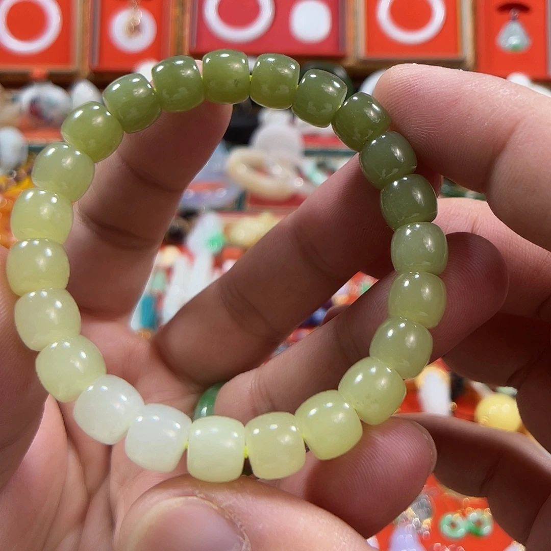 和田玉（黄玉）未镶嵌手链