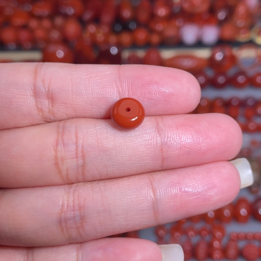 南红玛瑙未镶嵌隔片隔珠8mm