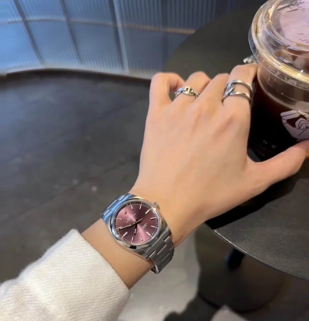 99新 Rolex/劳力士 小橘/114200/34mm/自动机械/19年全套拆单