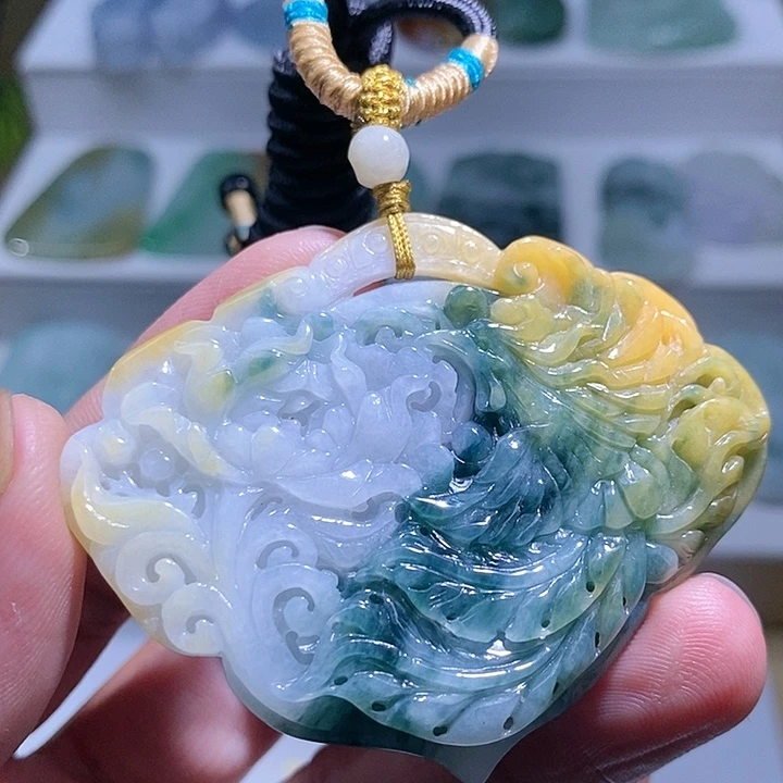 【闪购商品】翡翠未镶嵌颈饰心**惜11111111111111